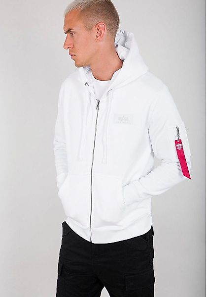Alpha Industries Kapuzensweatjacke Back Print Zip günstig online kaufen