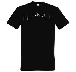 Youth Designz T-Shirt Heartbeat Mountain Herren günstig online kaufen