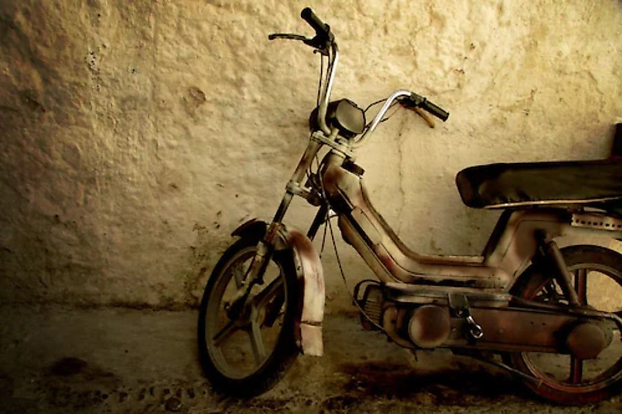 Papermoon Fototapete »Altes Motorrad« günstig online kaufen