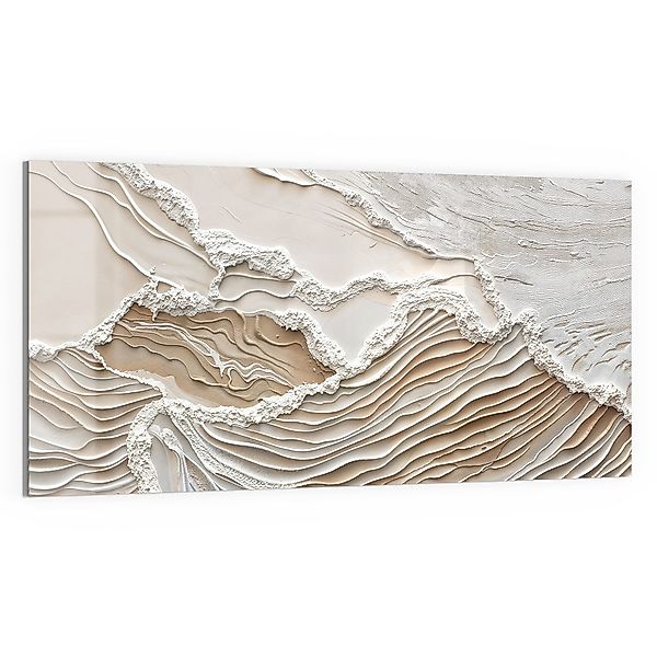DEQORI Glasbild 'Sandwellenzauber', 'Sandwellenzauber', Glas Wandbild günstig online kaufen