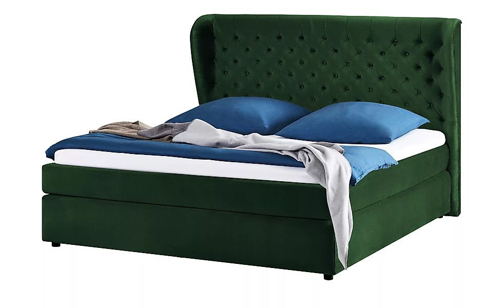 smart Boxspringbett  Queen - grün - 152 cm - 132 cm - 217 cm - Betten > Box günstig online kaufen