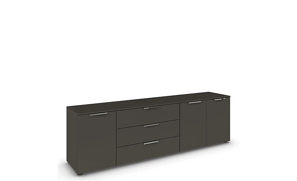 Sideboard  Frome ¦ schwarz ¦ Maße (cm): B: 199 H: 61 Kommoden & Sideboards günstig online kaufen