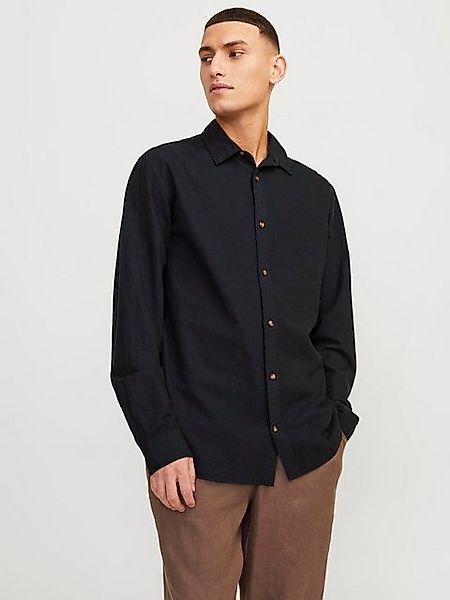 Jack & Jones Langarmhemd "JJESUMMER LINEN BLEND SHIRT LS SN" günstig online kaufen