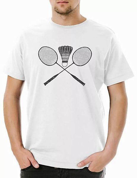 Urban Backwoods Print-Shirt Badminton Tools Herren T-Shirt Player Passion L günstig online kaufen