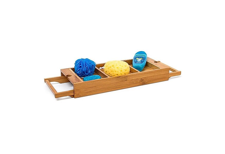 relaxdays Badewannenablage Bambus ausziehbar günstig online kaufen