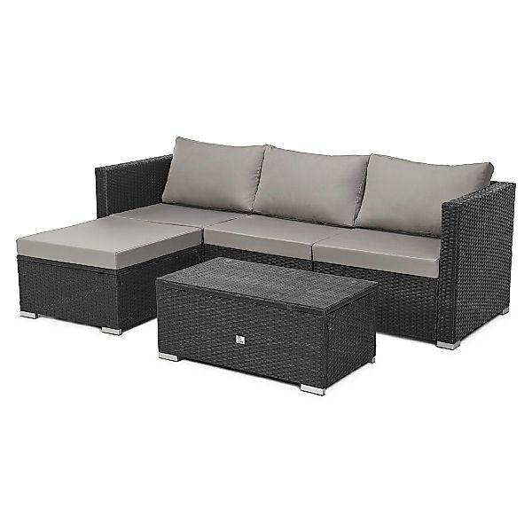 SVITA Gartenlounge-Set QUEENS, (Set, variables Outdoor-Ecksofa günstig online kaufen