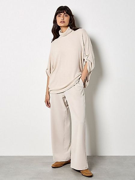 Apricot Fledermauspullover Oversized-Pullover mit Krempelärmeln günstig online kaufen