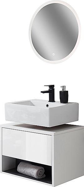 PLACES OF STYLE Badmöbel-Set "Studio Line, Bad im modernen Design, 2-teilig günstig online kaufen