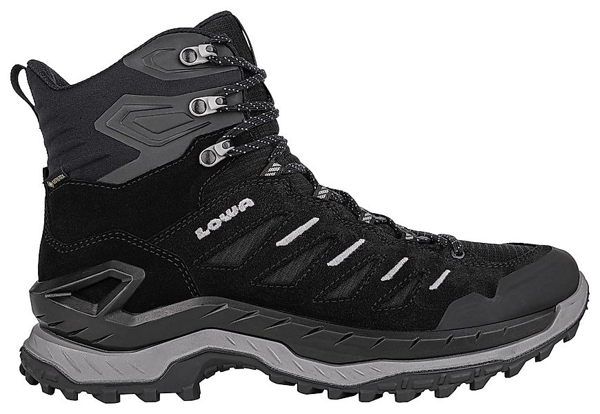 Lowa Innovo Mid GTX (All-Terrain, Veloursleder, wasserdicht) schwarz/grau W günstig online kaufen