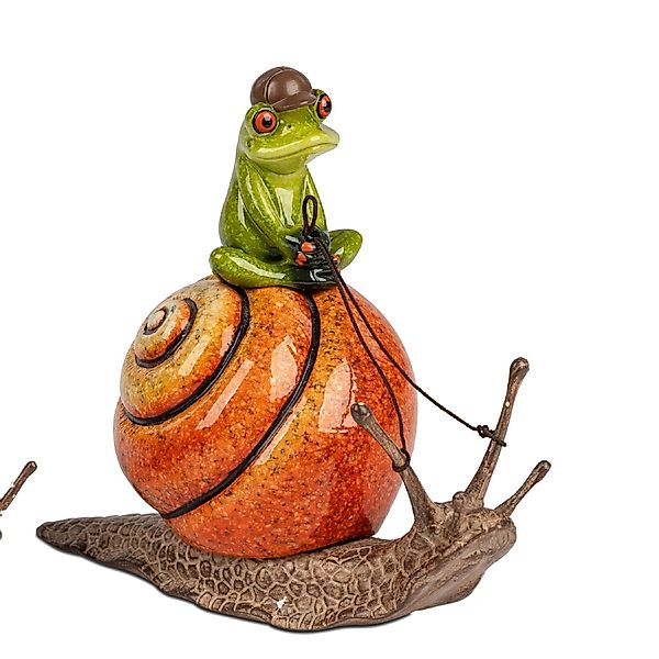 formano Dekofigur Froschhausen, Orange, Motiv: Frosch günstig online kaufen