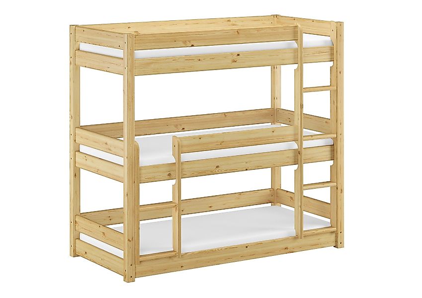 ERST-HOLZ Etagenbett Dreier Etagenbett für Erwachsene günstig online kaufen