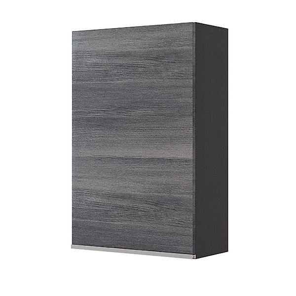 Held Möbel Hängeschrank Neapel 40 cm Eiche Rauchsilber-Graphitgrau günstig online kaufen