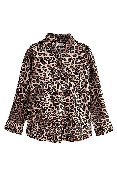 Next Langarmbluse Oversized Hemd aus Leinengemisch (1-tlg) günstig online kaufen