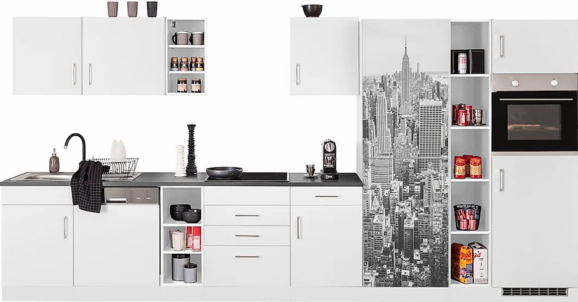 KOCHSTATION Küchenzeile "KS-Paris – Küchen mit einzigartigen Fotomotiven au günstig online kaufen