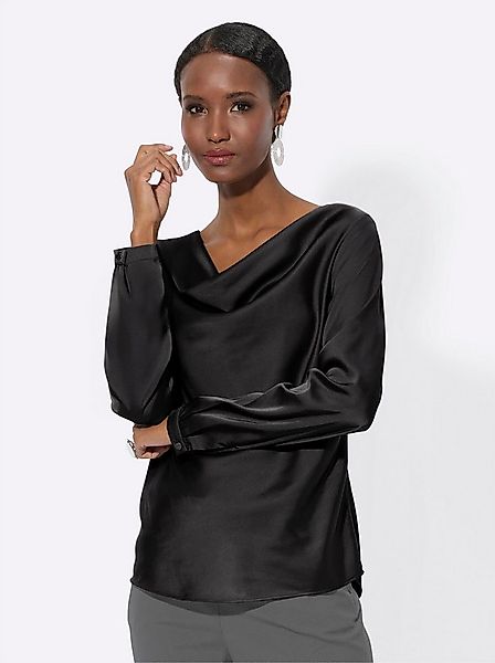 creation L Klassische Bluse Satinbluse . günstig online kaufen