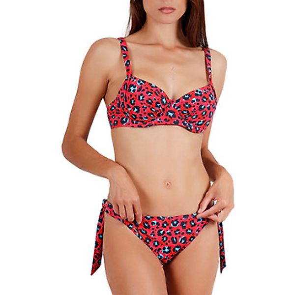 Admas  Bikini 2-teiliges Bikini-Set mit Armatur Hot Skin rot günstig online kaufen