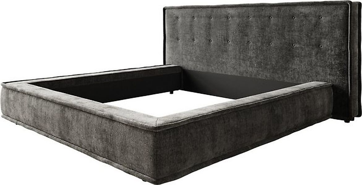 DELIFE Polsterbett Filikos, Chenille Anthrazit 180x200 cm günstig online kaufen