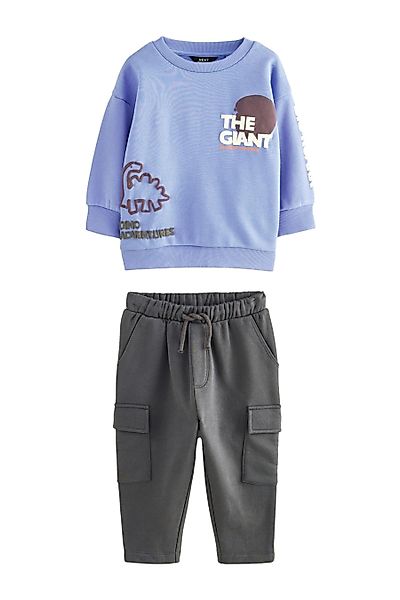 Next Sweatanzug Sweatshirt mit Placement-Print und günstig online kaufen