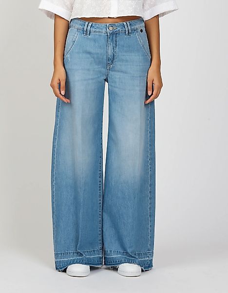 GANG Weite Jeans "94MONA", mit weitem Bein und offenen Saumabschluss günstig online kaufen