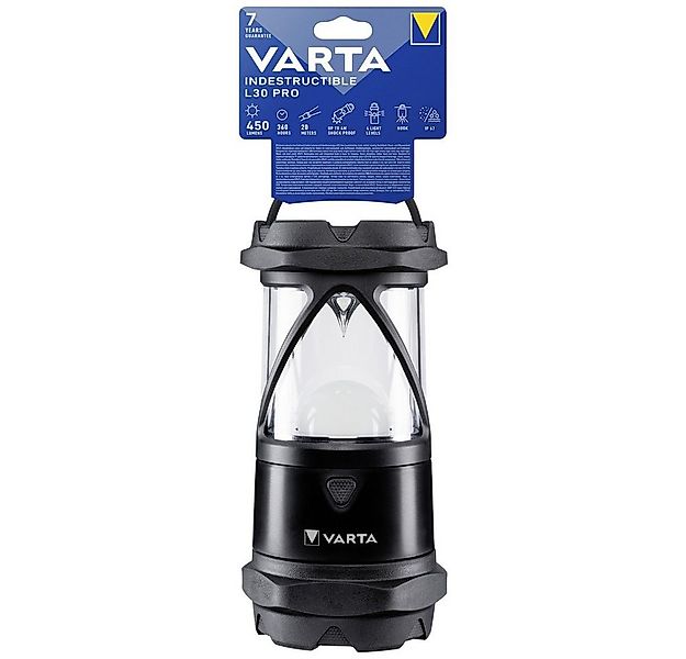 VARTA Gartenleuchte Varta 18761101111 Indestructible L30 Pro LED Camping-La günstig online kaufen