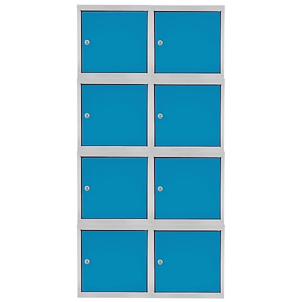 PROREGAL Mega Deal 8x Schließfachwürfel Blocky Mit Zylinderschloss & 2 Schl günstig online kaufen