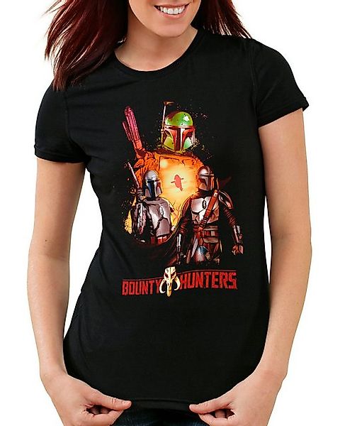 style3 T-Shirt Bounty Hunters kopfgeldjäger mandalorian star krieg wars der günstig online kaufen