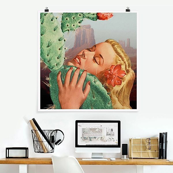 Poster Kaktus-Liebe günstig online kaufen