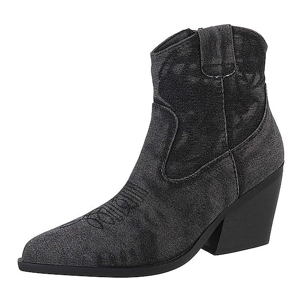 Ital-Design Damen Cowboyboots Western Westernstiefelette (88671892) günstig online kaufen