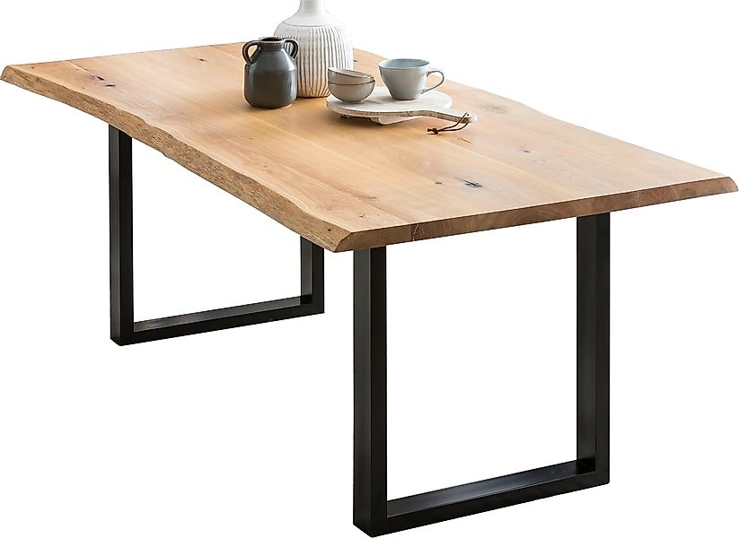 SalesFever Esstisch »Design-Speisetisch für stilvolles Ambiente« UV-lackier günstig online kaufen