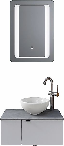 Saphir Badmöbel-Set "Serie 6915" 4 Stk. tlg. Gäste-Bad, 61 cm breit, mit LE günstig online kaufen