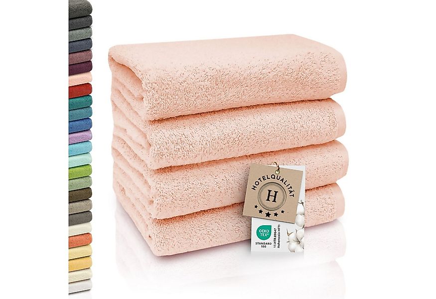 ZOLLNER Handtücher, Walkfrottier (4-St), 50 x 100 cm, 100% Baumwolle, alle günstig online kaufen