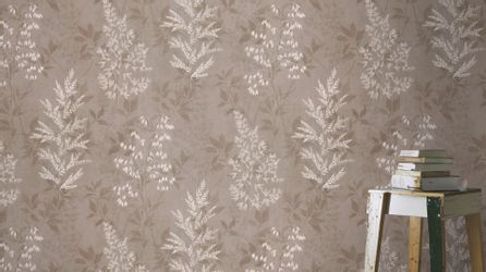 Rasch Papiertapete mit Blattranken, strukturiert, botanisch, günstig online kaufen