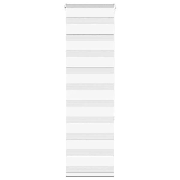 vidaXL Doppelrollo Weiß 50x150 cm Stoffbreite 45,9 cm Polyester 4014745 günstig online kaufen