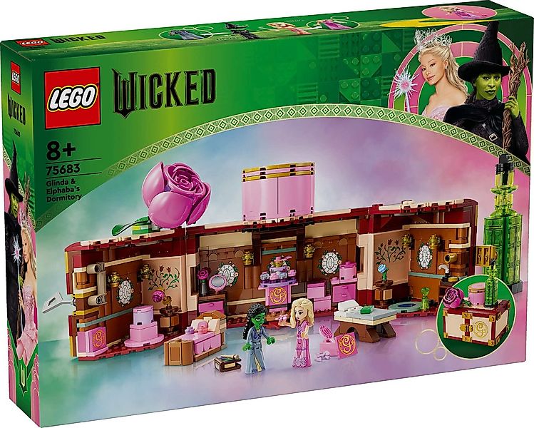 LEGO® Wicked Glindas und Elphabas Schlafsaal 740 Teile 75683 Spielbausteine günstig online kaufen