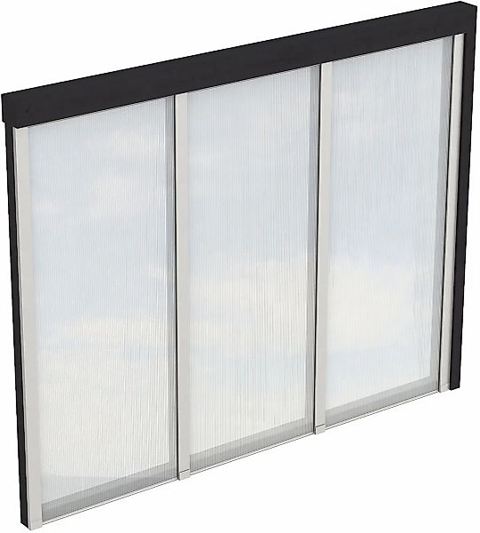 Skanholz Carport-Seitenwand m. Polycarbonat, Wandanbau günstig online kaufen