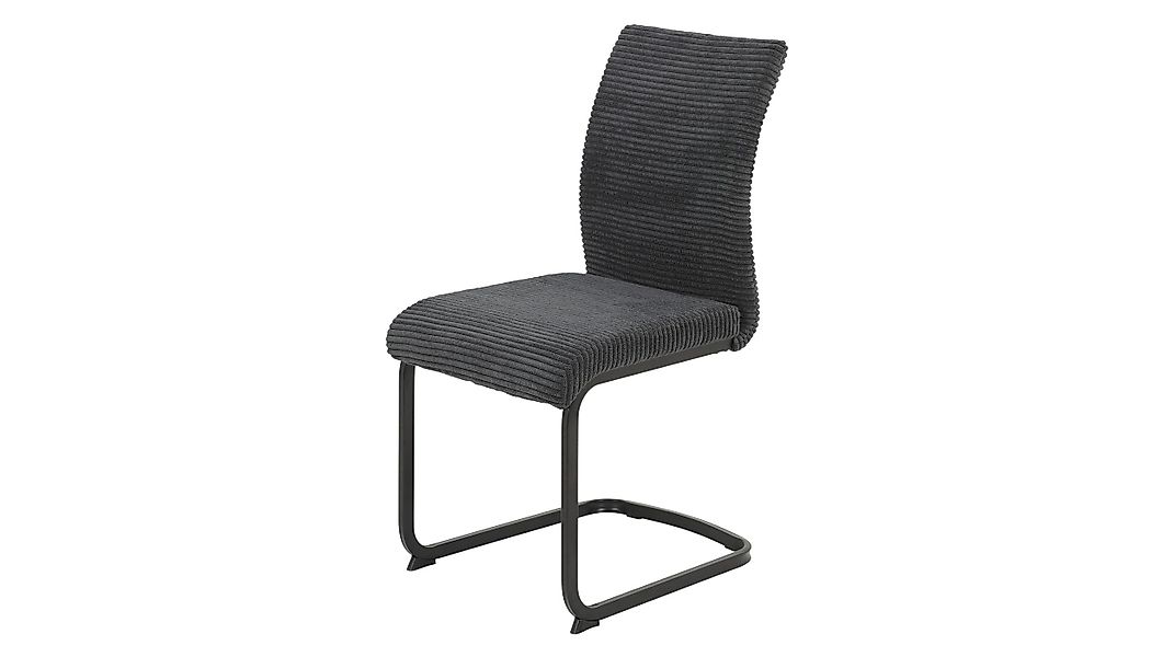 Die Möbelfundgrube® Freischwinger Freischwinger anthrazit / günstig online kaufen