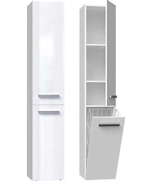 ibonto Hochschrank Badezimmerschrank: Elegantes & Praktisches Aufbewahrungs günstig online kaufen