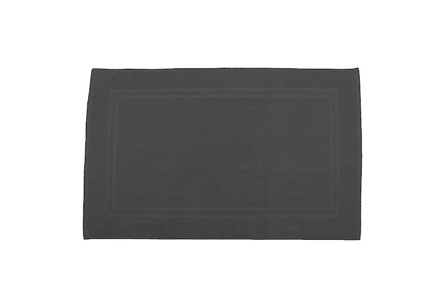 Julie Julsen Badematte 1-Badematte-Grau-50 x 40 cm, Baumwolle, Doppelrahmen günstig online kaufen