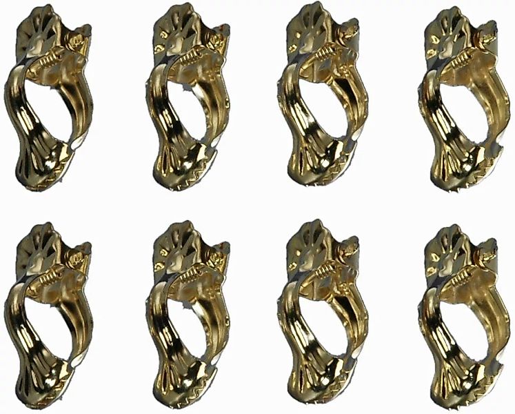 Liedeco Dekoklammer, Gardinenstangen, (Packung, 8-St), für günstig online kaufen