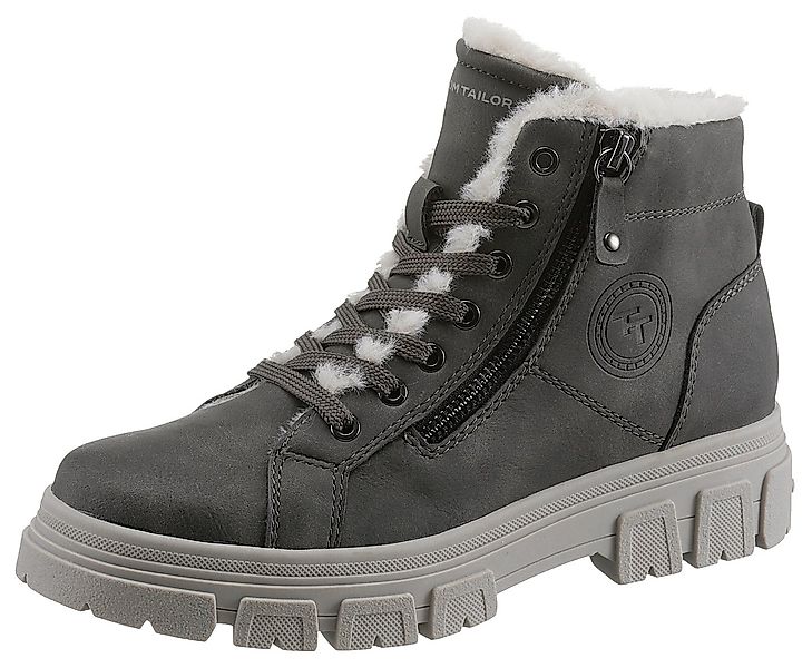TOM TAILOR Winterboots Plateauboots, Winterboots mit Zierreißverschluss günstig online kaufen