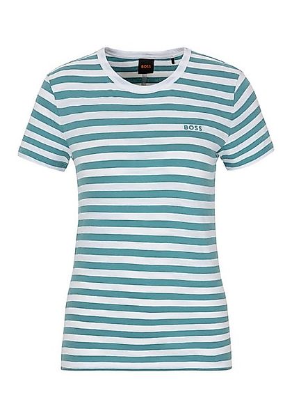 BOSS ORANGE T-Shirt "Esla Striped Premium Damenmode", Premium Damenmode, im günstig online kaufen