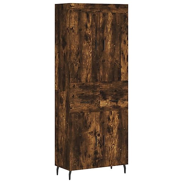 vidaXL Highboard Räuchereiche 69,5x34x180 cm Holzwerkstoff 3199894 günstig online kaufen