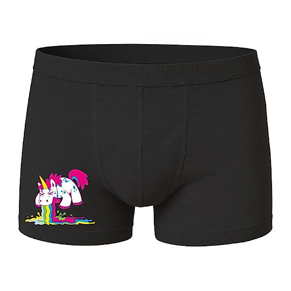 deinshirt Boxershorts Boxershorts kotzendes Regenbogen Einhorn günstig online kaufen