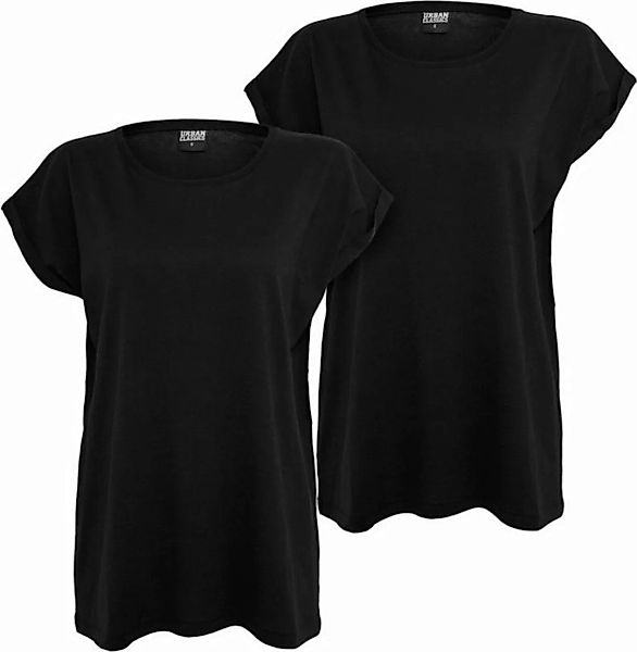 URBAN CLASSICS T-Shirt Urban Classics Damen Ladies Extended Shoulder Tee 2- günstig online kaufen