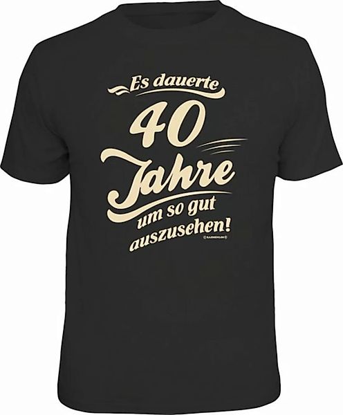 RAHMENLOS® T-Shirt Das Geschenk zum 40. Geburtstag - Es dauerte 40 Jahre günstig online kaufen