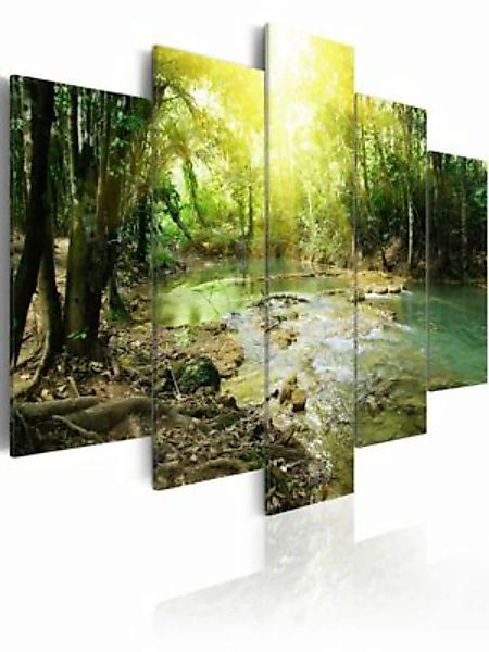 artgeist Wandbild Forest river mehrfarbig Gr. 200 x 100 günstig online kaufen