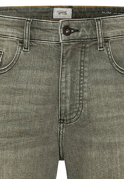 camel active Bermudas Colour Denim Shorts Slim Fit günstig online kaufen