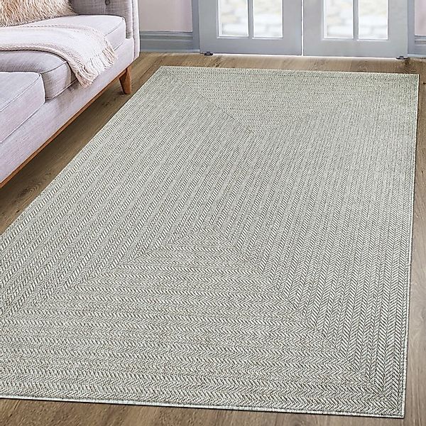 OTTO home Teppich »Aliv, Fischgräten-Design auch für Balkon und Terrasse« r günstig online kaufen