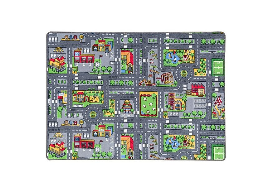 Pergamon Kinderteppich Straßenteppich Beidseitig Metropolis, Rechteckig, Hö günstig online kaufen