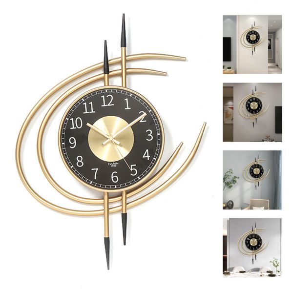 DOPWii Wanduhr Leichte Luxus-Wanduhr 54x41x4 cm, günstig online kaufen